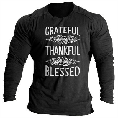 Vintage ανδρικά μπλουζάκια Φθινοπωρινά ρούχα διασκεδαστικά γράμματα εκτύπωσης Ρούχα με μακρυμάνικο λαιμόκοψη Μπλούζες casual γυμναστικής για ανδρικά πουκάμισα μπλουζάκια