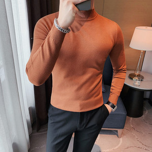 2023 Meeste tippmoe bränd Kootud Pullover Kampsun Meeste Kilpkonnakaelus Sügis Talvine Villane Vabaaja džemprid riided S-4XL