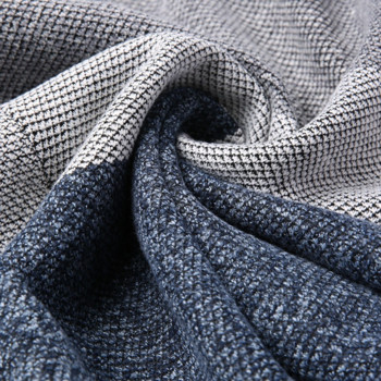 Ανοιξιάτικη χειμερινή νέα ανδρική ζακέτα με μονόστηθο πλέξη πουλόβερ με ραφές Colorblock Παλτό γιακά Μπουφάν