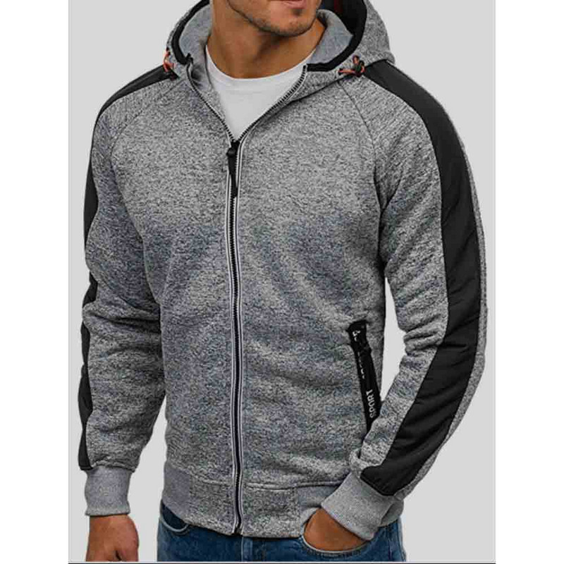 Meeste uus moebränd vabaaja pullover Kapuutsiga kampsun Meeste vabaaja sportlik žakaarkampsun fliiskardigan kapuutsiga kampsun