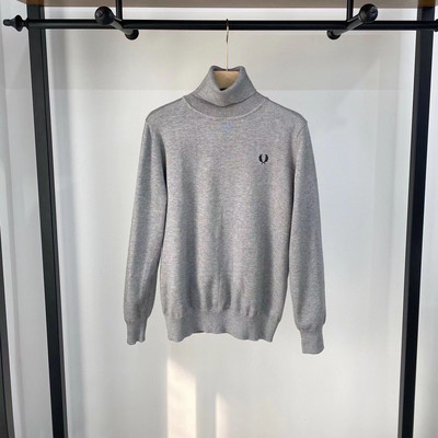 Νέο Φθινόπωρο Χειμώνας Ανδρικό Πλήρωμα Λαιμόκοψη Αυτιά Δάφνη πουλόβερ Μόδα Άνεση Κλωστή Πλεκτά Σταντ Γιακά Πουλόβερ με ψηλό γιακά