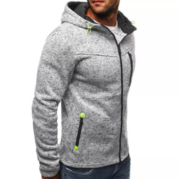 Νέα μάρκα Jacquard Hoodie Fleece Ζακέτα με κουκούλα Ανδρικά φούτερ πουλόβερ για ανδρικά φούτερ με κουκούλα