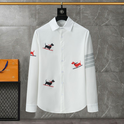 Μόδα Κλασικά μονόχρωμα πουκάμισα για άντρες Καλοκαιρινά μακρυμάνικα πουκάμισα βασικά επαγγελματικά πουκάμισα με γυριστό γιακά Ανδρικά αδύνατα πουκάμισα Κομψά μπλουζάκια