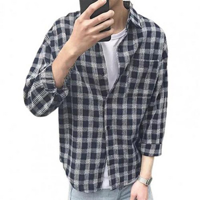 Dropshipping Fashion Ανδρικό πουκάμισο πουκάμισο πουκάμισο με μονό στήθος για δουλειά