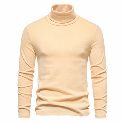 Πράσινο ζιβάγκο πουλόβερ για άντρες Μακρυμάνικο μονόχρωμο ζεστό καθημερινό πουλόβερ 2023 Ολοκαίνουργιο μαλακό ελαφρύ ανδρικό εσώρουχο