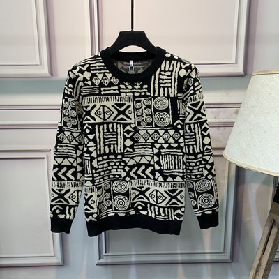 Majica kratkih rukava s geometrijskim uzorkom vrhunske kvalitete, korejska uska majica s donjim dijelom, ulična odjeća, pleteni džemper s printom slova, muška majica