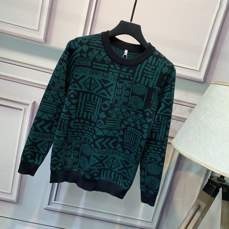 Majica kratkih rukava s geometrijskim uzorkom vrhunske kvalitete, korejska uska majica s donjim dijelom, ulična odjeća, pleteni džemper s printom slova, muška majica