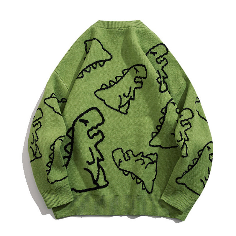 Kvaliteetne Korea mood Naiste meeste Harajuku silmkoeline kampsun riided Tänavarõivad Multifilmi pullover särk Oversize villased kampsunid