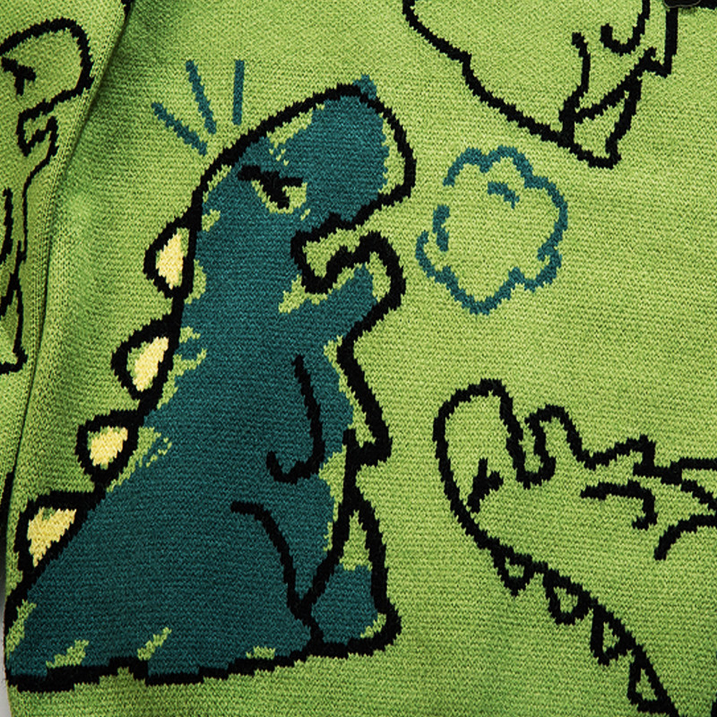 Kvaliteetne Korea mood Naiste meeste Harajuku silmkoeline kampsun riided Tänavarõivad Multifilmi pullover särk Oversize villased kampsunid