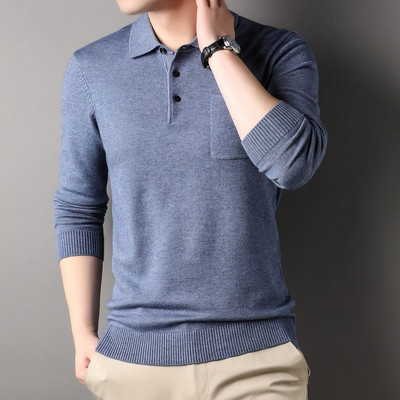 COODRONY Νέο Ανδρικό ανδρικό πουλόβερ με λαιμόκοψη με λαιμόκοψη Business Casual Μπλουζάκια Άνετα ελαστική Ποιότητα Ανδρικό Μπουφάν S6119