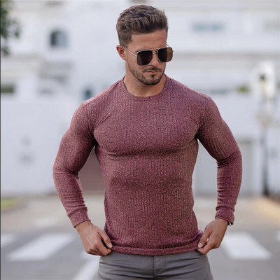 Uued kevadmoodsad kapuutsiga kampsunid Meeste vabaaja kampsunid Slim Fit sportpullover Meeste kampsun Jõusaali kudum Pull Homme