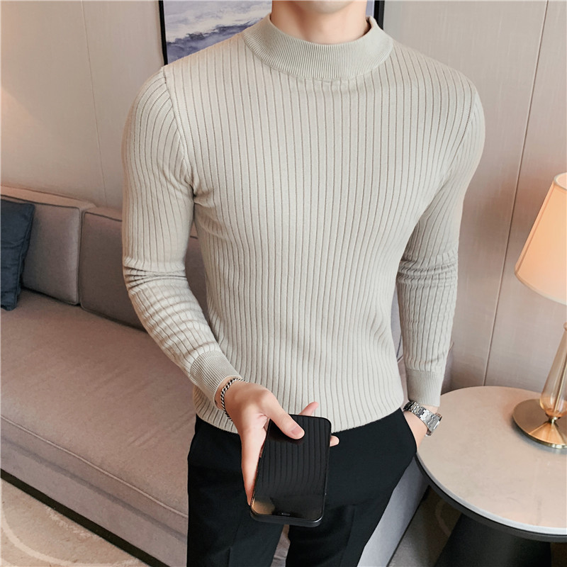 Suures suuruses 4XL-M sügistalvine kilpkonnaga kampsun meestele, riided 2022. aasta Solid Slim Fit vabaaja kootud pulloverid Pull Homme soodusmüük