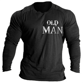 Νέα ανδρικά μπλουζάκια ανοιξιάτικα ρούχα γράμματα 3d πουκάμισα Tees μακρυμάνικα μπλουζάκια αθλητικά Streetwear O λαιμός Oversized Ένδυση για Άντρες 2023