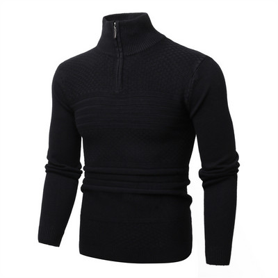 2022. aasta meeste trendikas jacquard-sooja mustriga pikkade varrukatega silmkoeline kampsun Meeste õues sviiter mantlid Meeste riided Topid