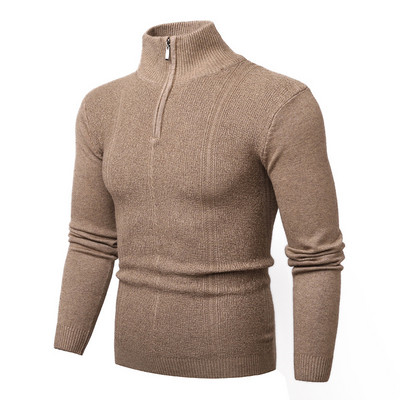 2022. aasta meeste trendikas jacquard-sooja mustriga pikkade varrukatega silmkoeline kampsun Meeste õues sviiter mantlid Meeste riided Topid