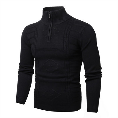 2022. muški trendi pleteni džemper s toplim uzorkom od jacquard dugih rukava, muški džemper za van, kaputi, muška odjeća