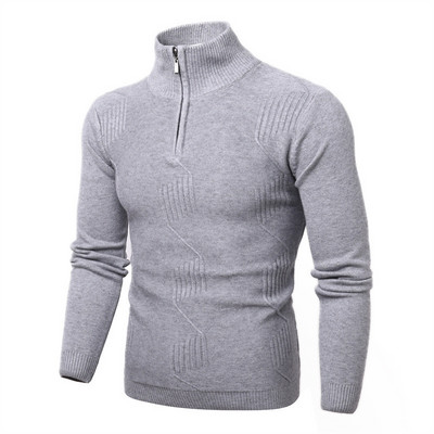 2022. muški trendi pleteni džemper s toplim uzorkom od jacquard dugih rukava, muški džemper za van, kaputi, muška odjeća