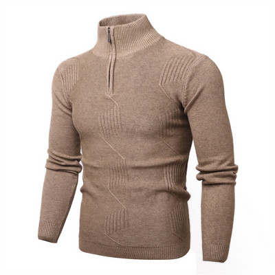 2022. muški trendi pleteni džemper s toplim uzorkom od jacquard dugih rukava, muški džemper za van, kaputi, muška odjeća