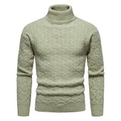 Kvaliteetne meeste kaelusega kampsun Talvine vabaaja meeste kootud Korea klassikaline kampsun, mis hoiab soojas Fitness Meeste pulloverid