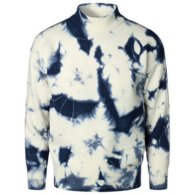 Jesen i zima Novi pleteni pulover za mlade Pulover s visokim ovratnikom Donji dio košulje Modni gradijentski pulover