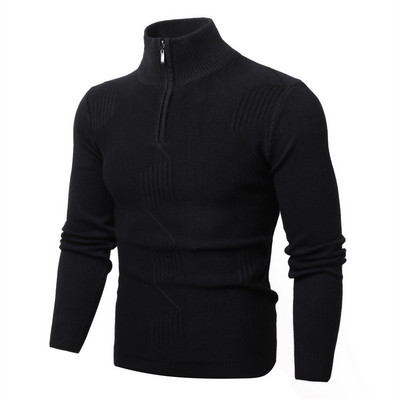 2022. aasta meeste trendikas jacquard-sooja mustriga pikkade varrukatega silmkoeline kampsun Meeste õues sviiter mantlid Meeste riided Topid