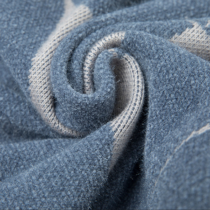 Talvine uus meeste pikkade varrukatega kampsun Crew Neck Kootud kampsun Mood Slim Fit Mugav mitmekülgne top M-3XL