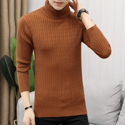 Ανδρικό πουλόβερ με ζιβάγκο Χειμερινό Casual Ανδρικό πλεκτό πουλόβερ Keep Warm Fitness Ανδρικά πουλόβερ