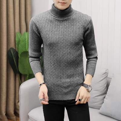 Ανδρικό πουλόβερ με ζιβάγκο Χειμερινό Casual Ανδρικό πλεκτό πουλόβερ Keep Warm Fitness Ανδρικά πουλόβερ
