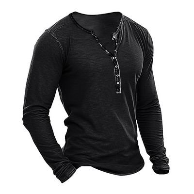 Vintage majica kratkih rukava za muškarce Jednobojne grafičke majice kratkih rukava Pamučne majice s 3D ispisom Majice dugih rukava s V-izrezom Prevelike muške gornje majice