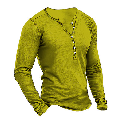 Vintage majica kratkih rukava za muškarce Jednobojne grafičke majice kratkih rukava Pamučne majice s 3D ispisom Majice dugih rukava s V-izrezom Prevelike muške gornje majice