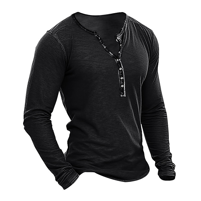 Vintage majica kratkih rukava za muškarce Jednobojne grafičke majice kratkih rukava Pamučne majice s 3D ispisom Majice dugih rukava s V-izrezom Prevelike muške gornje majice