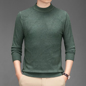 Modni jednobojni široki pleteni pulover muške odjeće 2023. Jesen Zima Novi preveliki ležerni puloveri Korejski gornji dijelovi