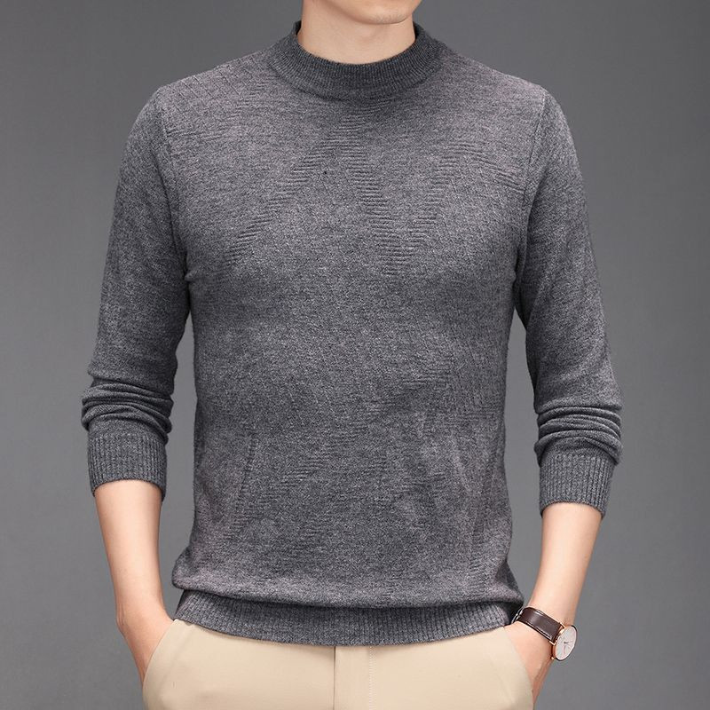 Modni jednobojni široki pleteni pulover muške odjeće 2023. Jesen Zima Novi preveliki ležerni puloveri Korejski gornji dijelovi