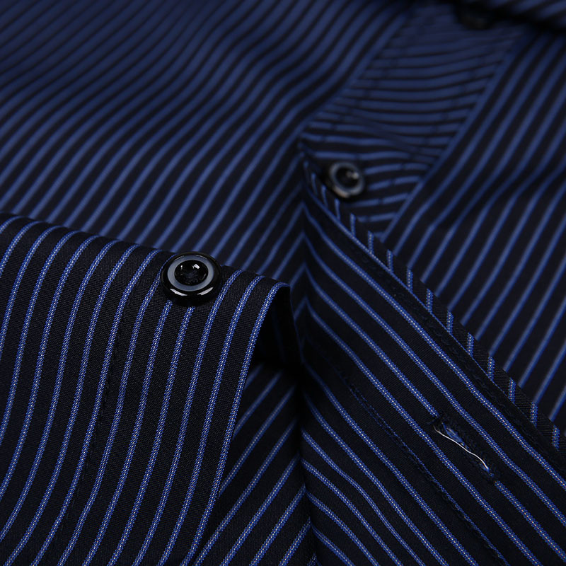 Pluss suur suurus 8XL 7XL 6XL 5XL 4XL Slim Fit Meeste äri vabaaja pikkade varrukatega särk Klassikalised triibulised meeste sotsiaalsed särgid