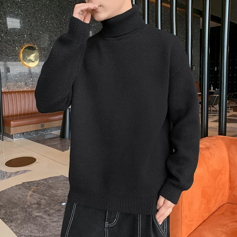 Χειμώνας 2023 Νέο πουλόβερ από κασμίρ Ανδρικά πουλόβερ με φαρδιά ζιβάγκο ανδρικό πουλόβερ κορυφαίας ποιότητας Χοντρά ζεστά ανδρικά πουλόβερ Pull Homme Hiver