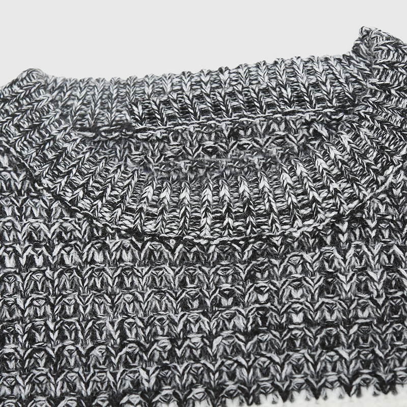 Ανδρικά πουλόβερ Χοντρό συνονθύλευμα Ανδρικά πουλόβερ καλωδιακά πλεκτά Πουλόβερ πιο ζεστά χρώματα Λεπτό πουλόβερ O λαιμός Κορεάτικο κομψό μοτίβο