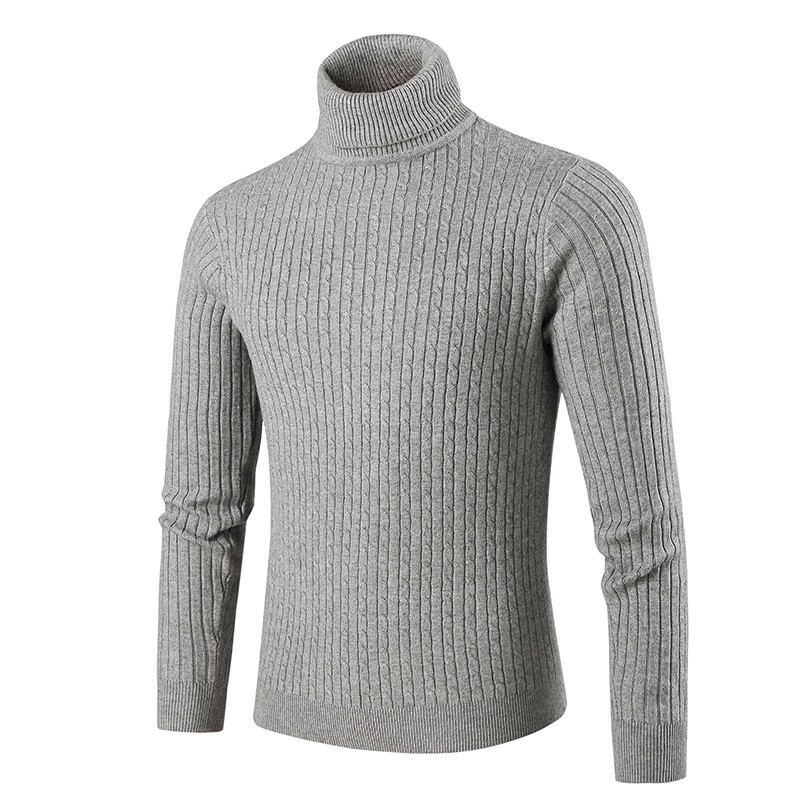 Meeste vaba vabaaja pikkade varrukatega kampsun, kootud soonikuga Slim Fit pullover termokampsun