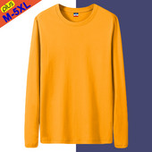 Heast materjalist pikkade varrukatega T-särgid Meeste täispuuvillased T-särgid Meeste T-särk Suures suuruses dressipluusid Meeste Lihtne aluspesu