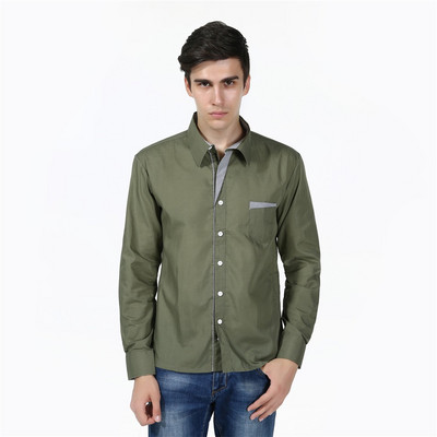 Potpuno nova jesenska muška košulja 2021. Muške svečane košulje Modna muška ležerna poslovna svečana košulja dugih rukava Camisa Social Masculina