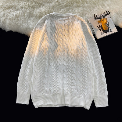 Pleteni pulover Muškarci Jesen Zima Majice Muška ležerna odjeća Kardigan dugih rukava s O izrezom Muški pulover Pletene majice A45