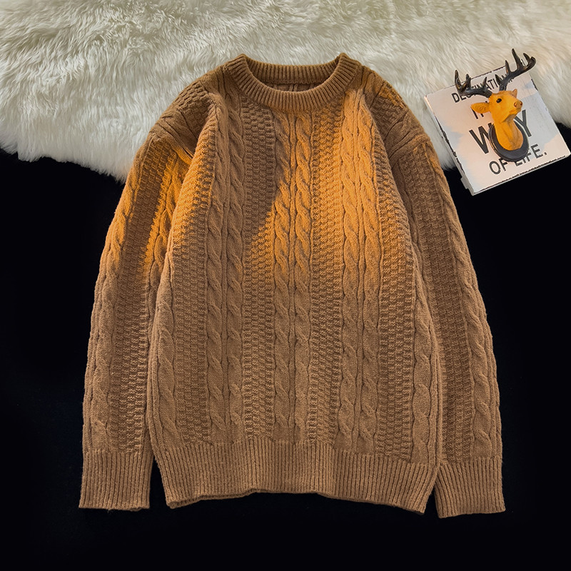 Pleteni pulover Muškarci Jesen Zima Majice Muška ležerna odjeća Kardigan dugih rukava s O izrezom Muški pulover Pletene majice A45