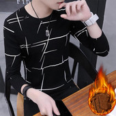 Μοντέρνα φθινοπωρινά μπλουζάκια Άνετα ανδρικά μπλουζάκια με στρογγυλή λαιμόκοψη O λαιμό φιλική προς το δέρμα Φθινοπωρινό μπλουζάκι Ζεστό