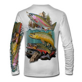 Vintage majice za muškarce Pamučne majice dugih rukava 3d majice za vanjske aktivnosti Puloveri s O izrezom Prevelika odjeća Muška ribolovna odjeća