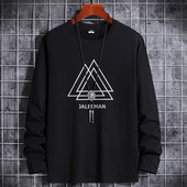 Nove košulje za muškarce Odjeća Anime Grafika Prevelike majice Pamuk Zima Jesen Bijela majica Manga crna okrugla majica Ležerni sport