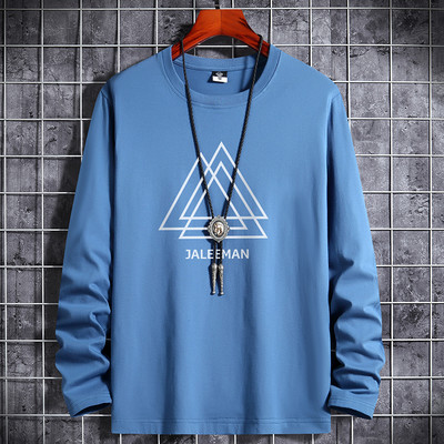 Nove košulje za muškarce Odjeća Anime Grafika Prevelike majice Pamuk Zima Jesen Bijela majica Manga crna okrugla majica Ležerni sport