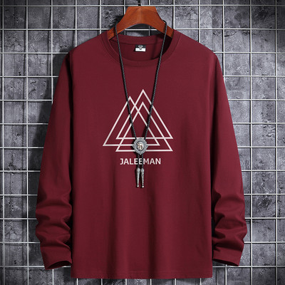 Nove košulje za muškarce Odjeća Anime Grafika Prevelike majice Pamuk Zima Jesen Bijela majica Manga crna okrugla majica Ležerni sport