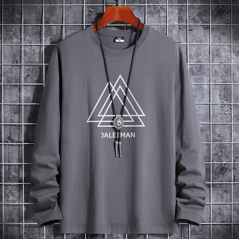 Nove košulje za muškarce Odjeća Anime Grafika Prevelike majice Pamuk Zima Jesen Bijela majica Manga crna okrugla majica Ležerni sport