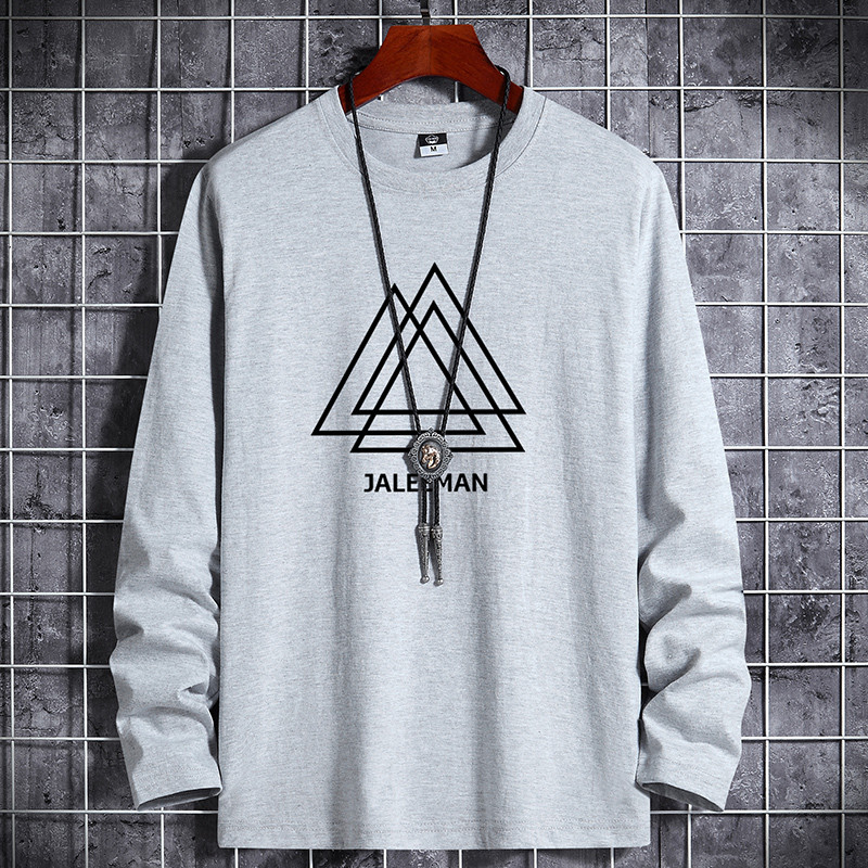 Nove košulje za muškarce Odjeća Anime Grafika Prevelike majice Pamuk Zima Jesen Bijela majica Manga crna okrugla majica Ležerni sport