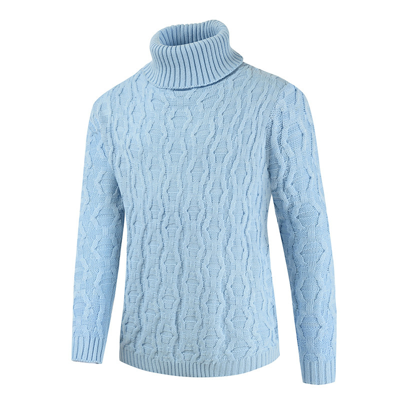Ανδρικά πουλόβερ με ζιβάγκο 2022 Ανδρικά πουλόβερ μονόχρωμα μονόχρωμα Ανδρικά χειμωνιάτικα ζεστά πλεκτά πουλόβερ S-3XL