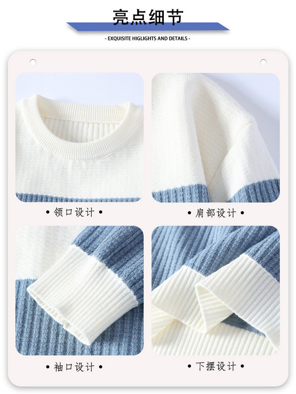 Uued topid pikkade varrukatega talvised lapid Meeste kootud kašmiirist kampsun O-kaelusega pulloverid Trikotapid kampsun Tippklassi džemprid A255